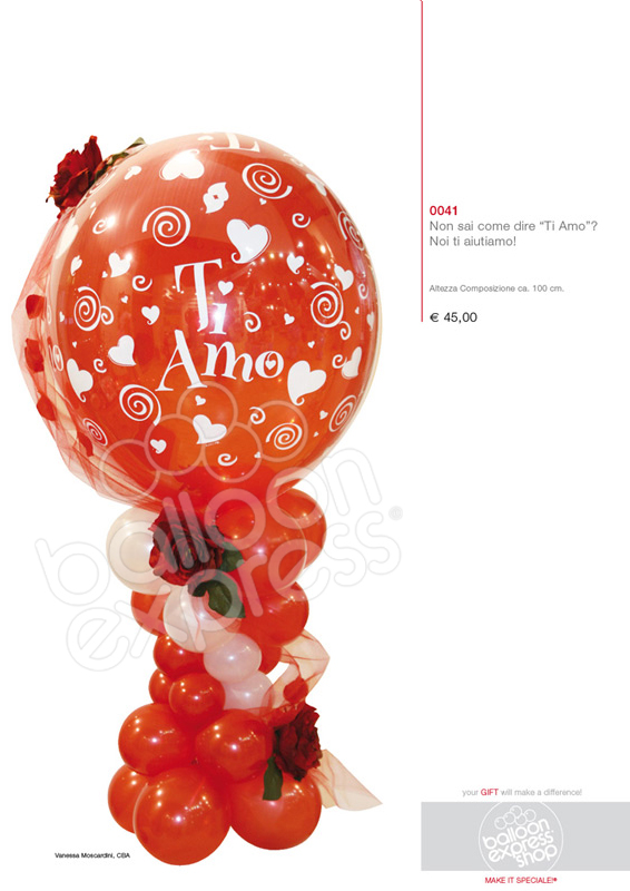 Composizione palloncini Amore Composizione palloncini Amore
