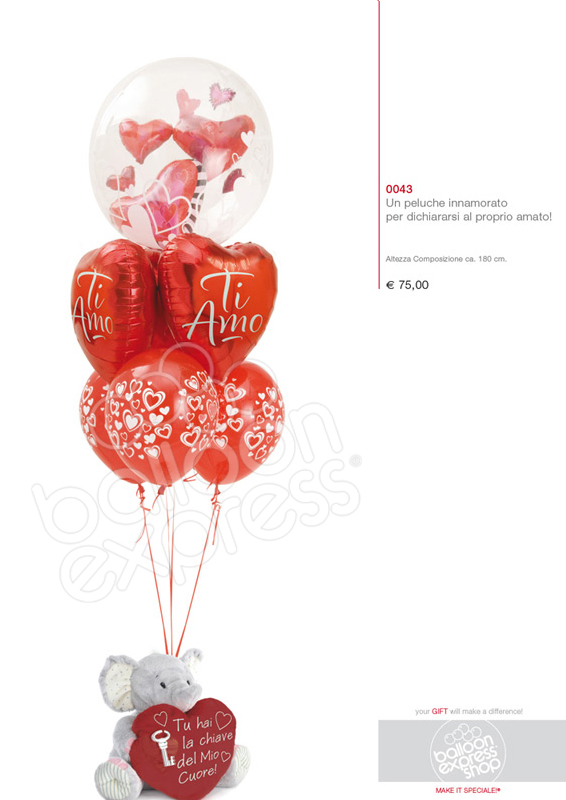 Composizione palloncini Amore Composizione palloncini Amore