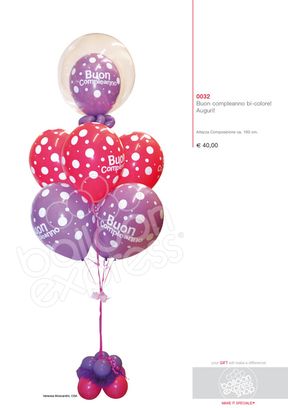 Composizione palloncini Compleanno Composizione palloncini Compleanno