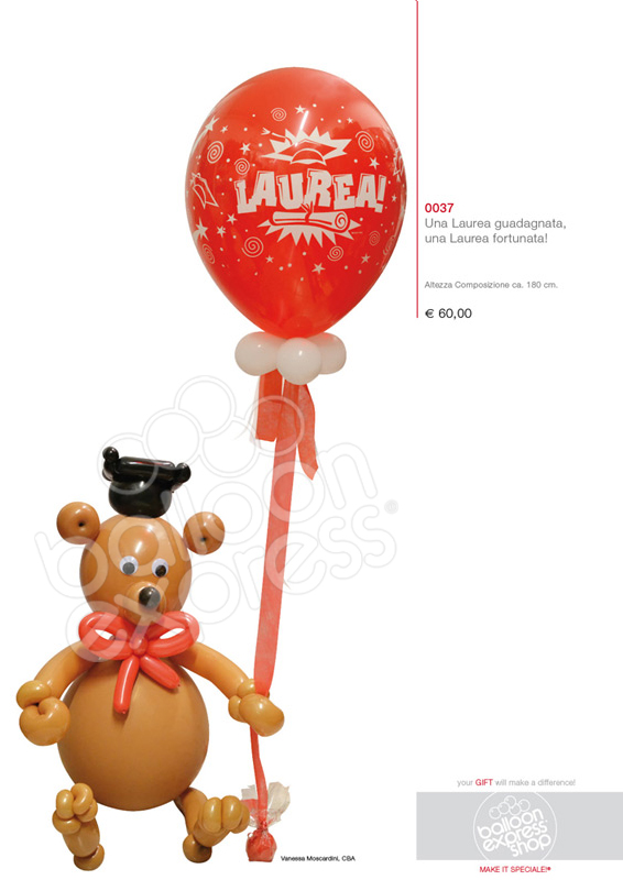 Composizione palloncini Laurea Composizione palloncini Laurea