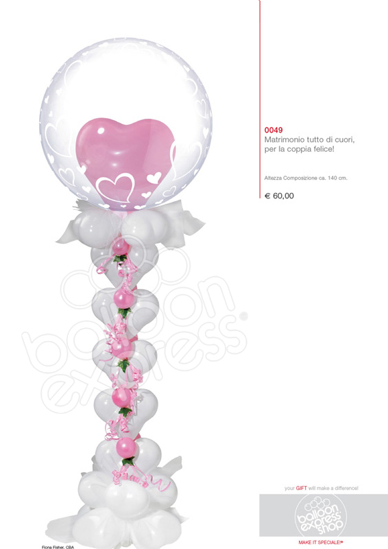 Composizione palloncini Matrimonio Composizione palloncini Matrimonio