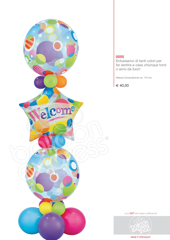 Composizione palloncini Pensieri speciali Composizione palloncini Pensieri speciali